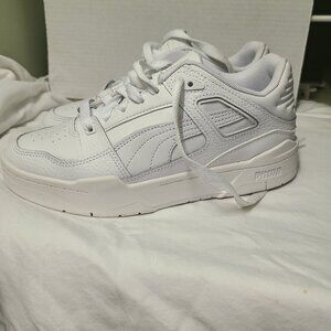 White Leather Puma sneakers